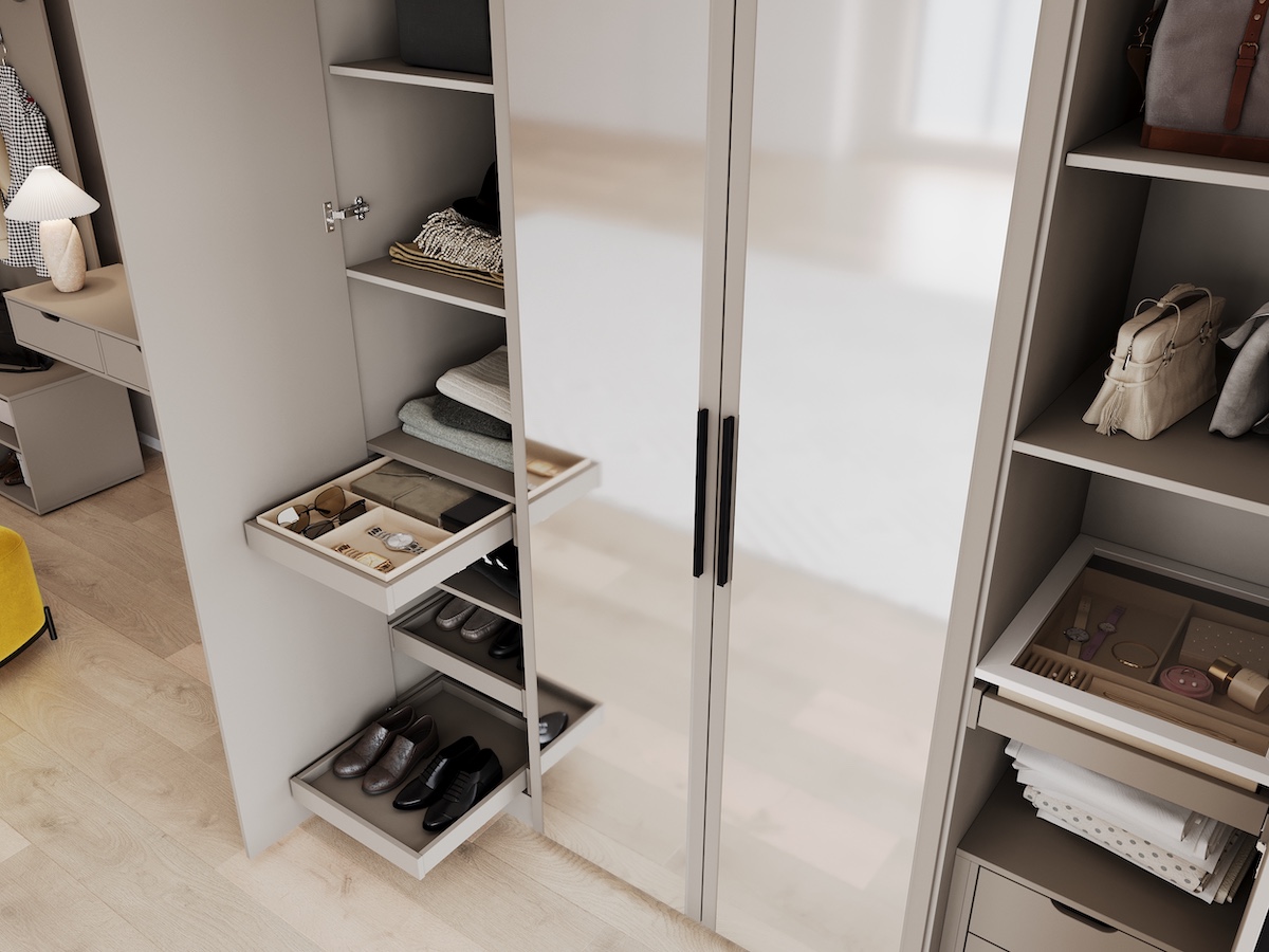 Антресоль Даллас ,трехдверная ,Дуб Кастелло  